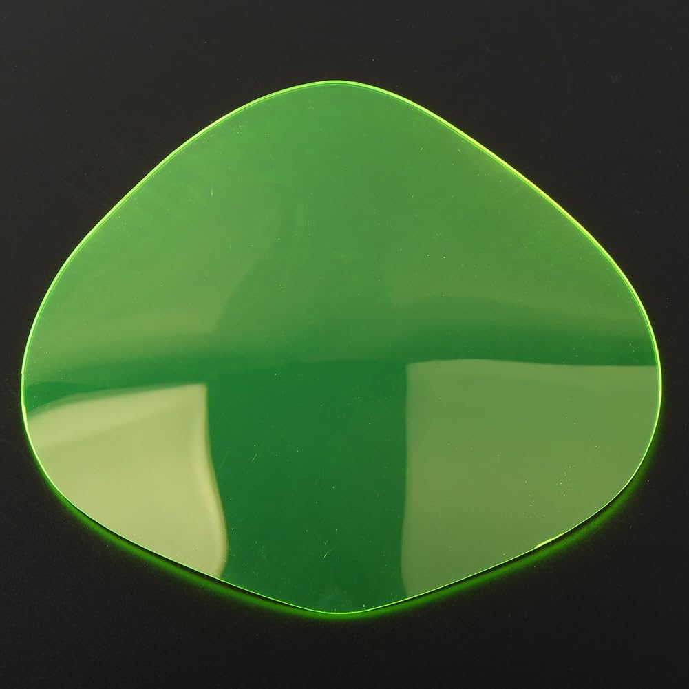Cnfang4 Headlight Screen Lens Cover Guard Lamp Shield Protector Green Acrylic Plastic for Kawasaki VULCAN S 2015-2021 Motorbike