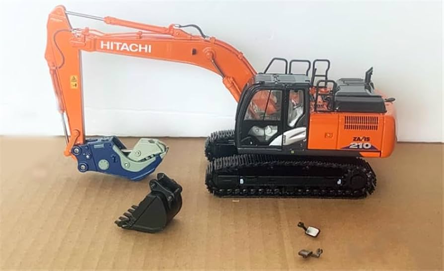 HITACHI ZAXIS210 ダイキャストモデル 1/50 Hitachi ZAXIS 210-6 Hydraulic Excavator Diecast Model