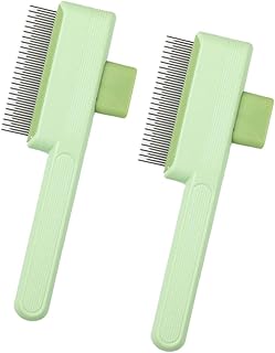 Hundekamm zum Entfernen von Verfilzungen und losen Fellen, effizientes Katzenpflege-Zubehör, Haarbürste, Entwirrung, Haarausfall, 2 Stück product image