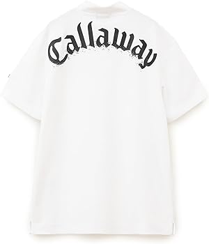 新品 キャロウェイ レッド 半袖モックネック ツアーモデル ホワイト Lサイズ 新品 キャロウェイ レッド 半袖モックネック ツアーモデル