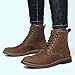 Arkbird Men's Motocycle Combat Boots, Comfortable Stylish Lace Up Fashion Casual Boot For Men