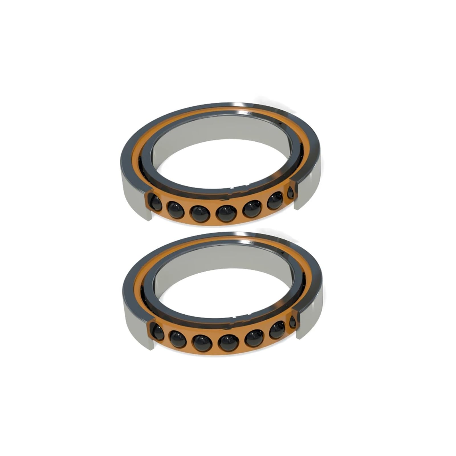 CLBSWYEJK 1pair 7007AC P4 HQ1 DB 35x62x14 7007 Angular Contact Bearings Spindle Bearings ABEC-7 Si3N4 Ceramic Ball