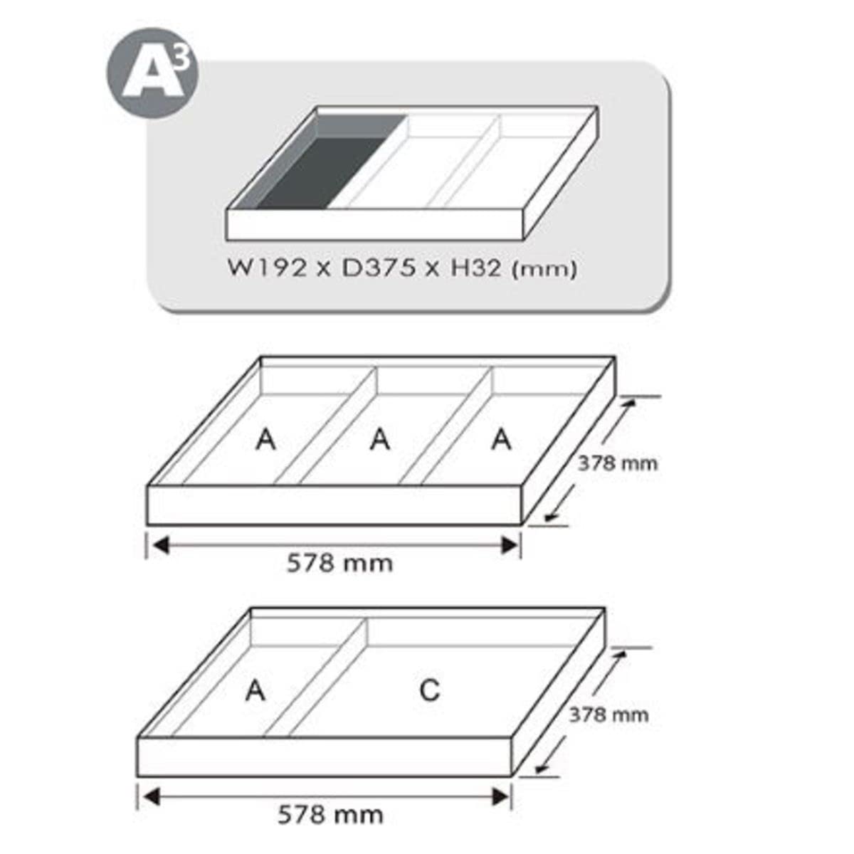 TOPTUL Kit de atornilladores GEA0909 25, 75, 80, 100, 150mm