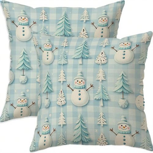 Housse coussin 60x60cm imperméable double face avec fermeture éclair invisible