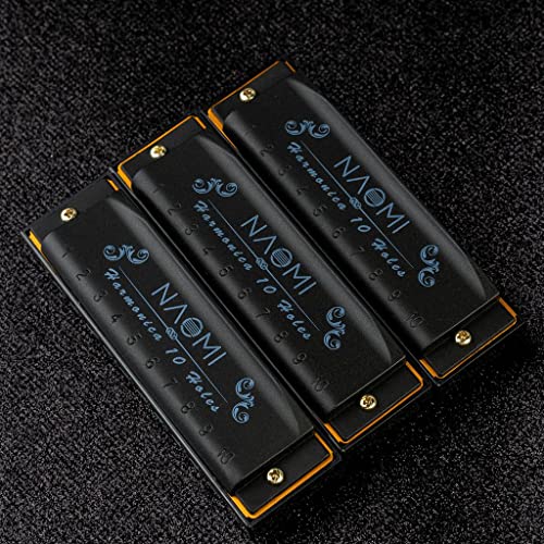 LOVIVER Ensemble D’harmonica Diatonique 10 Trous – de C, D, Harmonicas Harp Pack - Les Beatles, Paul McCartney, John Lennon, RIngo Starr, George Harrison LOVIVER Ensemble D'harmonica Diatonique 10 Trous - de C, D, Harmonicas Harp Pack – Image 4