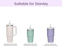 Vista 6 de Botas de silicona para Stanley, protector inferior de copa, accesorios para Stanley Quencher H2.0 FlowState Tumbler 20oz/20oz/30oz/Stanley Adventure