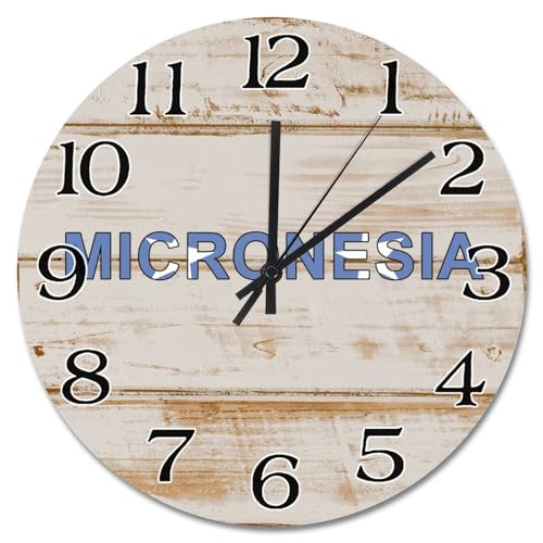 Horloge murale Micronésie idée cadeau décoration de maison - 2