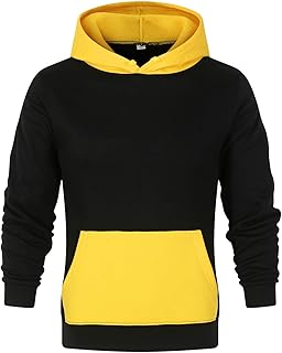 Duohropke Hooded Sweatshirt Men's Sports Jacket Outdoor Jacket Long Sleeve Pullover Hoodie Oversized Hoodie Fitness Training Hoodie Sports Hoodie Pullover Men's Hooded Jacket Sweatshirts