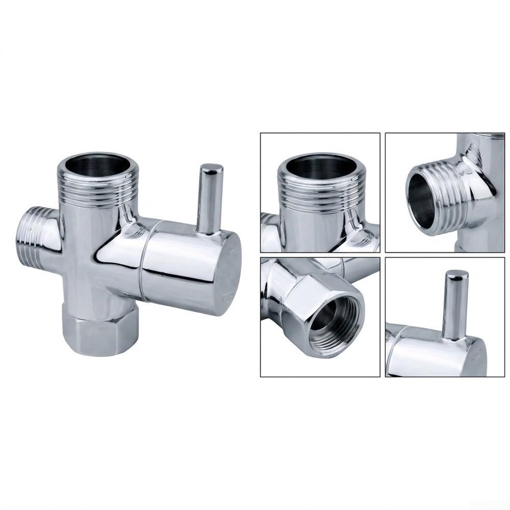 Válvula Desviadora 3 Vías para latón Macizo para Baño Válvula