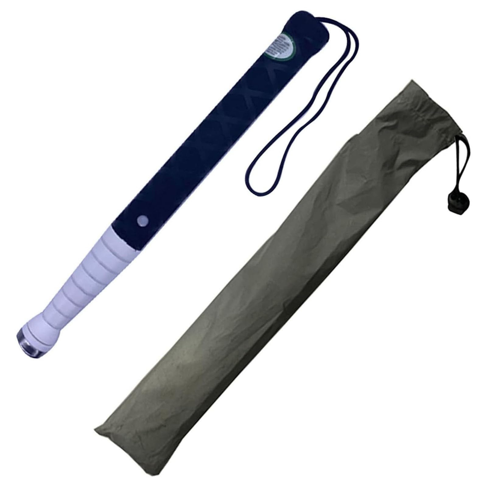 Tavkomco Telescopic Blind Cane - Titanium Alloy Folding Climber Cane That, for The Blind or Visually Impaire, Lnclude Nylon Bag + Optional Crutch tip(A,118cm/46.5in)