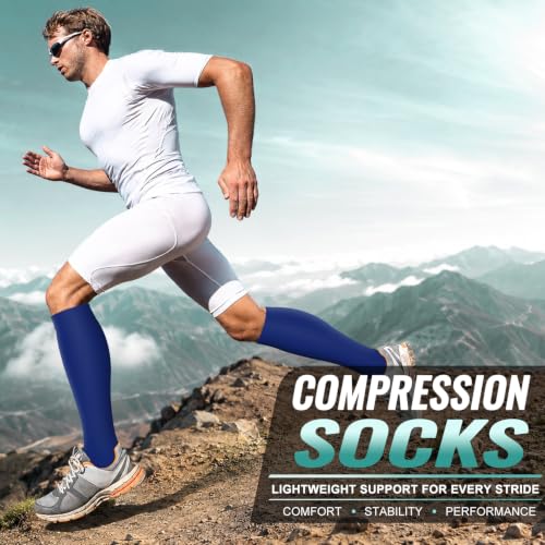 Image of 3 Pack Medical Compression Sock-Compression Sock For Women and Men Circulation -Best for Running,Nursing,Athletic Sports