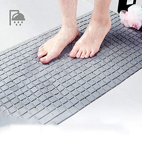 Tapis de douche antidérapant anti-bactérien à ventouses 40x71
