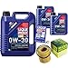 Produktbild Filter Set Inspektionspaket 7 Liter Liqui Moly Motoröl Synthoil Longtime Plus 0W-30 MANN-FILTER Liqui Moly Motoröl Synthoil Longtime Plus 0W-30 Ölfilter