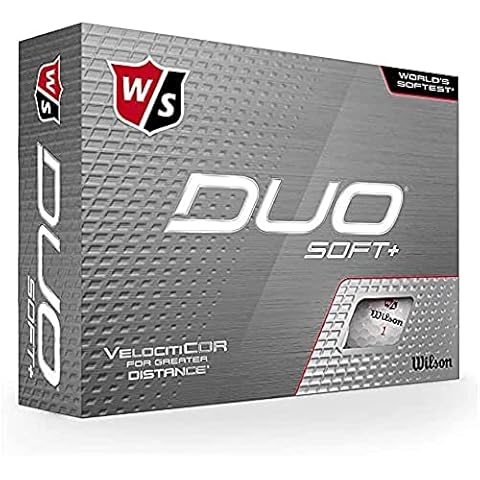 Wilson Staff, Bola de golf DUO Soft, 2 capas Cover
