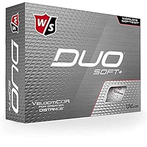 Wilson Staff, Weltweit weichster 2-teiliger Herren Golfball für maximale Reichweite, 12er-Pack, Fortgeschrittene, 29er Kompression, Kautschuk, Dx2 Soft, Weiß, WGWP37100 Wilson Staff, Weltweit weichster 2-teiliger Herren Golfball für maximale Reichweite, 12er-Pack, Fortgeschrittene, 29er Kompression, Kautschuk, Dx2 Soft, Weiß, WGWP37100
