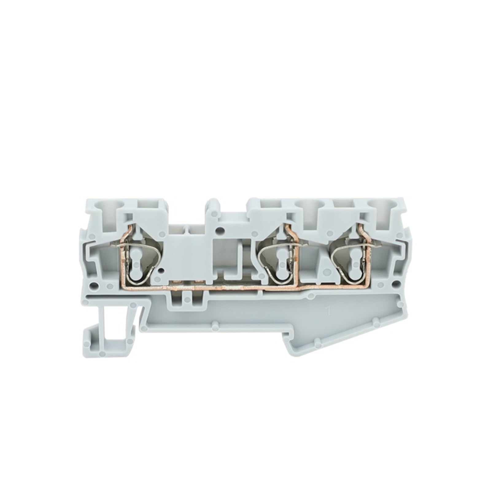 Connecteur de Rail Din ST4-TW, cage à ressort, 3 contacts, 4 Mm², 12awg, câble électrique, fil d'alimentation, 10 pièces