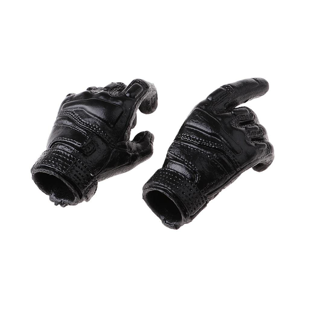 KiBcsLic 1/6 Scale Male Glove Hands Figurine Accessory for 12" DID