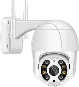 Câmera de Segurança Externa 4K 5MP 2MP WiFi - Visão Noturna Colorida, Rastreamento AI e Áudio Bidirecional