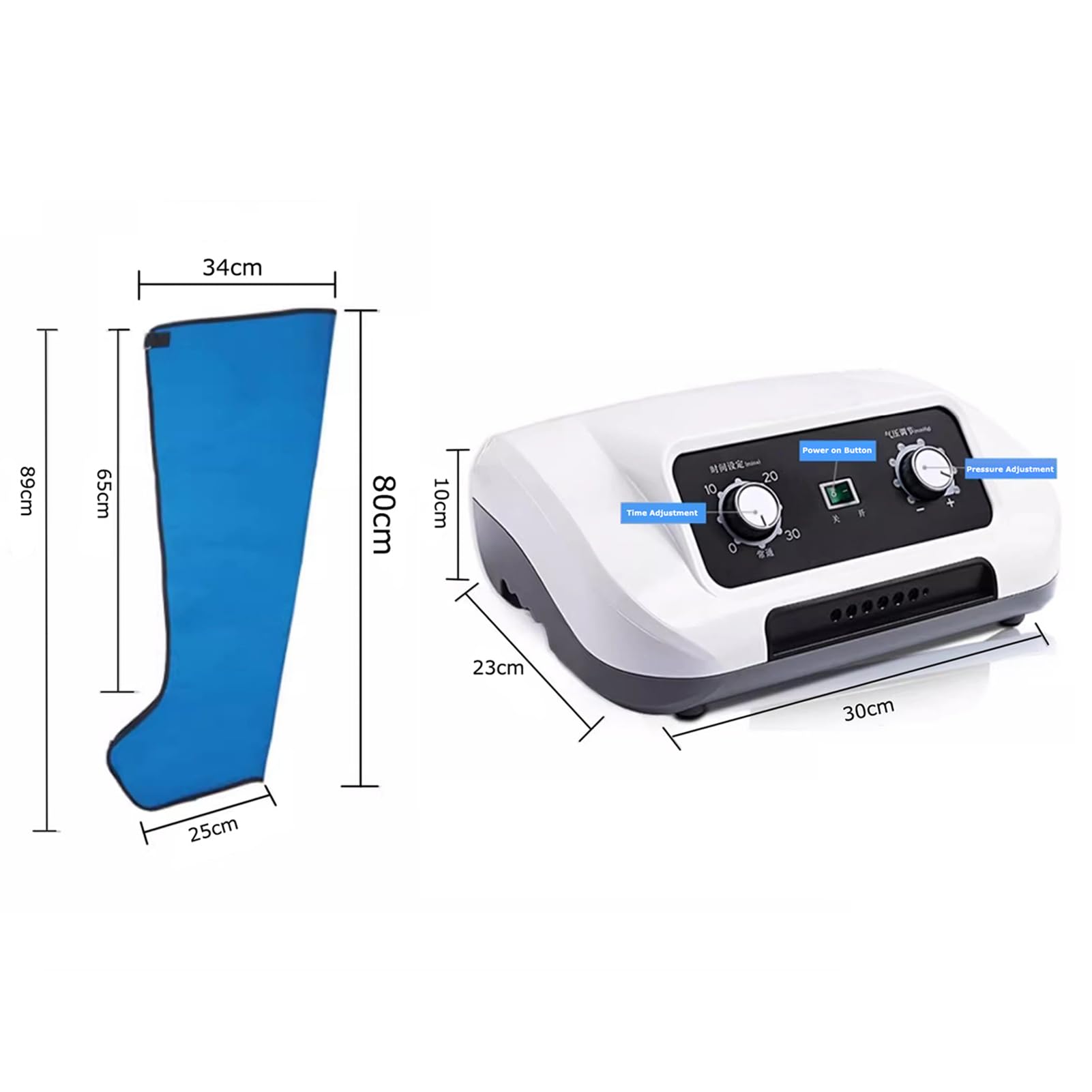 Massaggiatori elettrici per Piedi, Macchina per Gambe a Compressione d'Aria a 6/4 cavità, compressore Super Silenzioso - Piedi, Braccia, Stivali per pressoterapia e drenaggio linfa