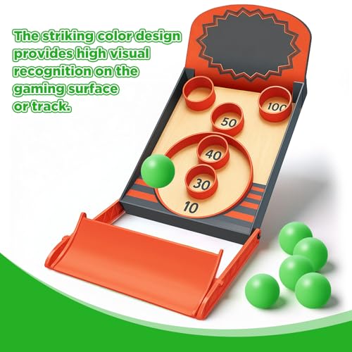 Image of Jenaai 6 Pack Arcade Ball Roll and Score Replacement Balls 2.48 Inch for Family Recreation Rooms, Ladder Toss, Outdoor Yard Replacement Balls for Arcade Ball Toss, Home Recreation Game