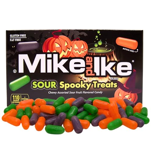 Mike and Ike Sour Spooky Treats Halloween Candy, 4.25 oz, Pack of 3 - image 2