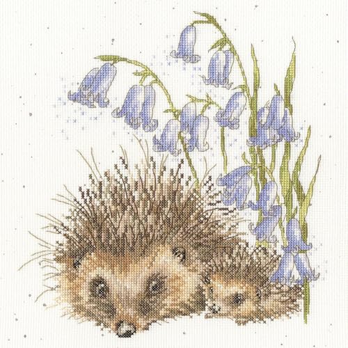 Image of Bothy Threads Counted Cross Stitch Kit - Love and Hedgehugs