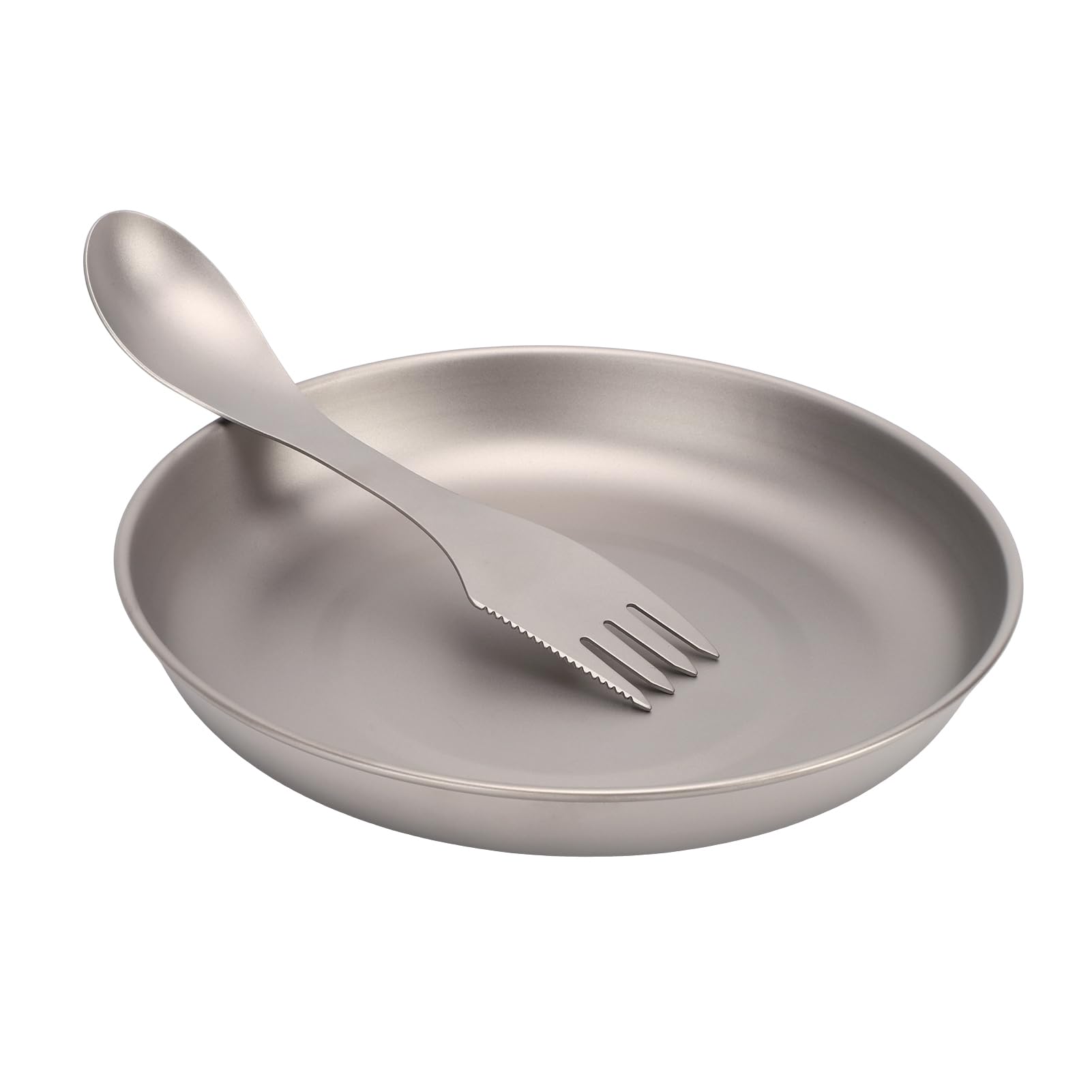 Set di utensili da campeggio leggero durevole riutilizzabile per picnic all'aperto