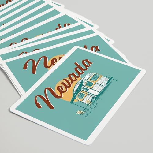 Lantern Press Nevada, Baraja Poker 52 Cartas Vintage miniatura 5