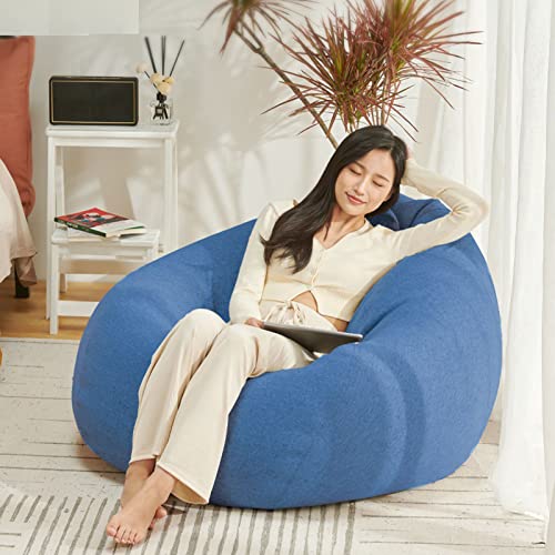 RTMX&kk Sitsitzsack Bezug Ohne Füllung Faule Liege Sitzsack Aufbewahrungsstuhlbezug Fit für Gaming Stuhl und Gartenstuhl… – Bild 3