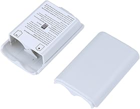Trenro 2X White Battery Pack Cover Shell Case Kit for Xbox 360 Wireless Controller