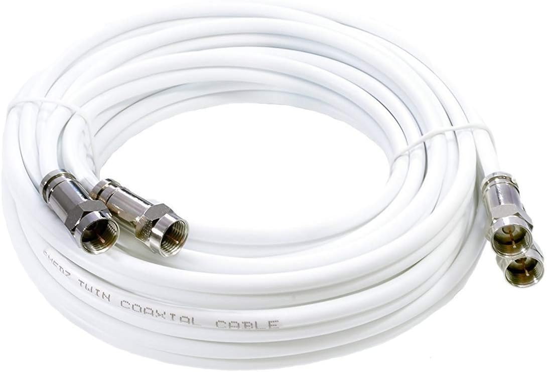 MAST DIGITAL YCAB03K1 Smedz 5 m Twin Satellite Shotgun Coax Cable