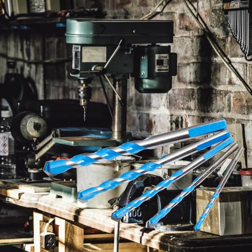 NUTTDOO Concrete Drill Bit Set,5 Packs Masonry Drill Bit Set, Tile Tip Drill Bits Set for Ceramic Tile, Concrete, Brick Wall,Cement,Wood,Size(4/5/6/8/10mm) 6 NUTTDOO Concrete Drill Bit Set,5 Packs Masonry Drill Bit Set, Tile Tip Drill Bits Set for Ceramic Tile, Concrete, Brick Wall,Cement,Wood,Size(4/5/6/8/10mm) - Image 6