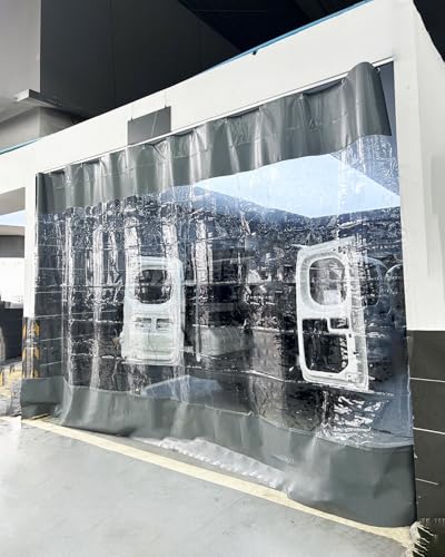 Cortina separadora para garaje con pantalla divisoria deslizante W2xH3m 2