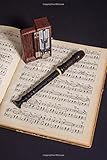 metronomo musical app  A Wooden Recorder, Metronome, and Sheet Music Journal: 150 Page Lined Notebook/Diary