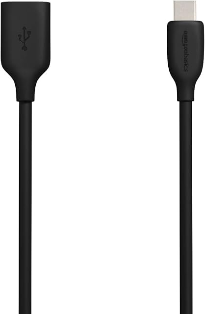 Amazon Basics USB-C 3.1 Gen1 to USB-A Adapter - Black