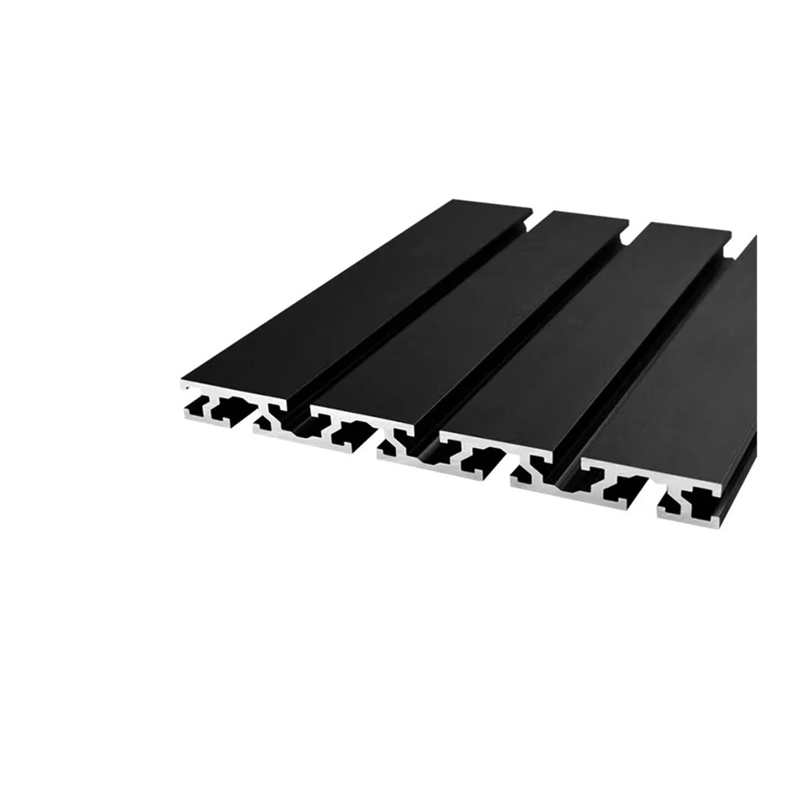 1 pezzo nero 15180 profilo in alluminio estrusione 100 mm a 900 mm lunghezza parti CNC anodizzato guida lineare (570 mm)