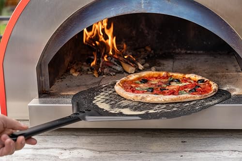 Browne Foodservice Napolitani Hard Anodized 14 x 12 Inch Pizza Peel, 59 Inch Handle