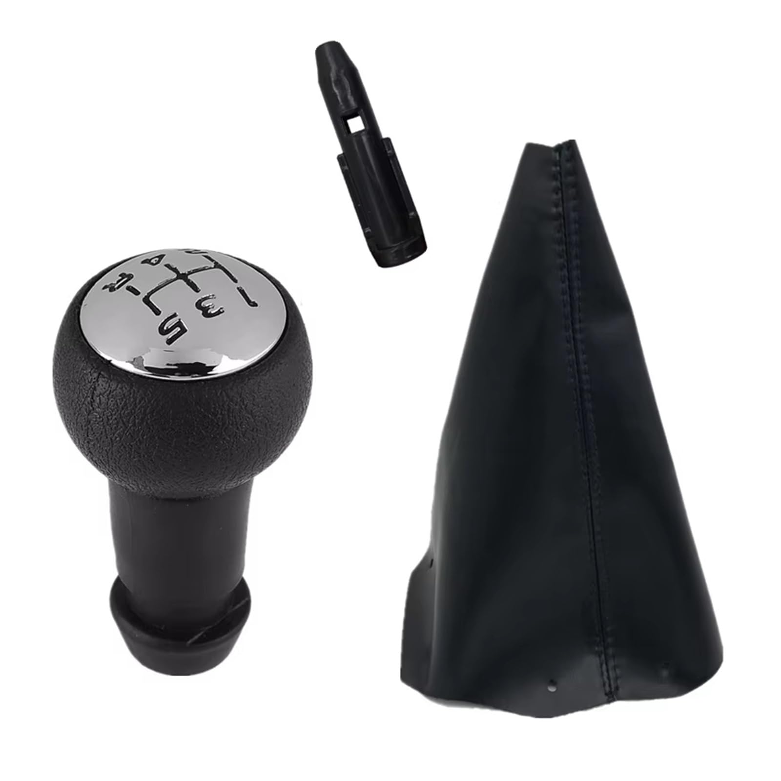 SRVSQTPTVK Power Window Switch Manual Gear Shift Knob PU Gaiter Boot Adapter for Peugeot for 106 206 207 307 308 for C2 C3 C4 C5(K0044)