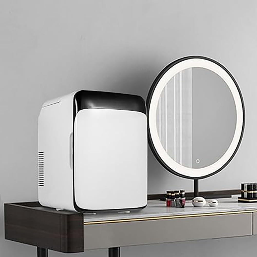 Mini-Frigorifero Elettrico da 10 Litri, Congelatore per Esterni/Auto, Refrigeratore per Cosmetici/Latte Materno/Medicinali, con Funzioni di Refrigerazione E Riscaldamento