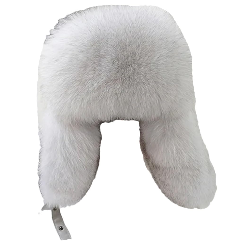 Jegsnoe Cappello Bomber da Uomo Invernale Cappello Colbacco in Pelliccia Cappello da Cacciatore Cappelli da Sci da Uomo Russo Berretti di Pelliccia in Pelle