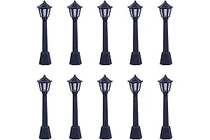 10pcs Mini Miniature Fairy Lanterns Black