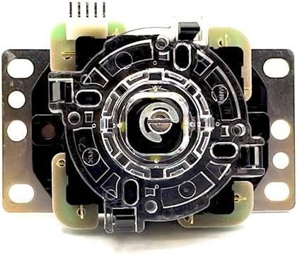 三和電子 [最新型] JLX2-TP-8YT-SK-K ジョイスティックレバー（黒） / 平鉄板/レバーボール LB35-K（黒）付