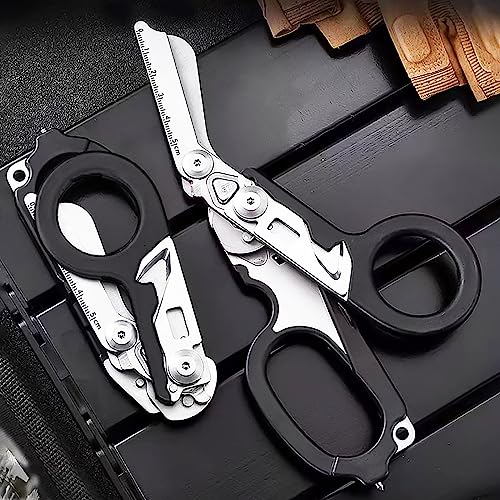 Elegital Emergency Response Shears,Foldable Trauma Shears For Outdoor Camping Rescue Shears Tools thumb #5