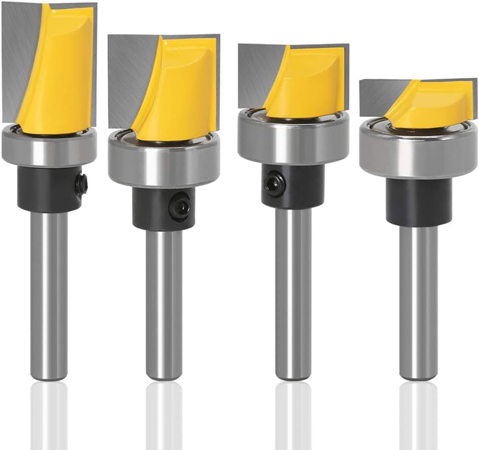 Whiteside Router Bits 3001 Template Bit with Ball Bearing Top Bearing