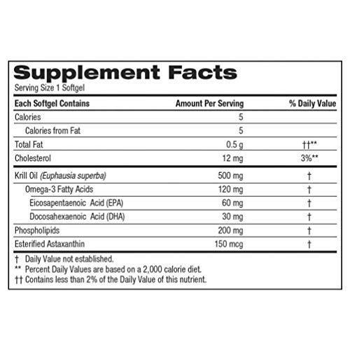 Aceites, pastillas krill Marca KIRKLAND (2)