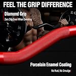 Mikolo EZ Curl Bar, 2 Inch Olympic Curl Bar for Biceps and Triceps, 47” Curling Bar with Knurled Grip, 700LB Barbell Bar with Multi-Angle Wrist-Friendly Design - Image 2