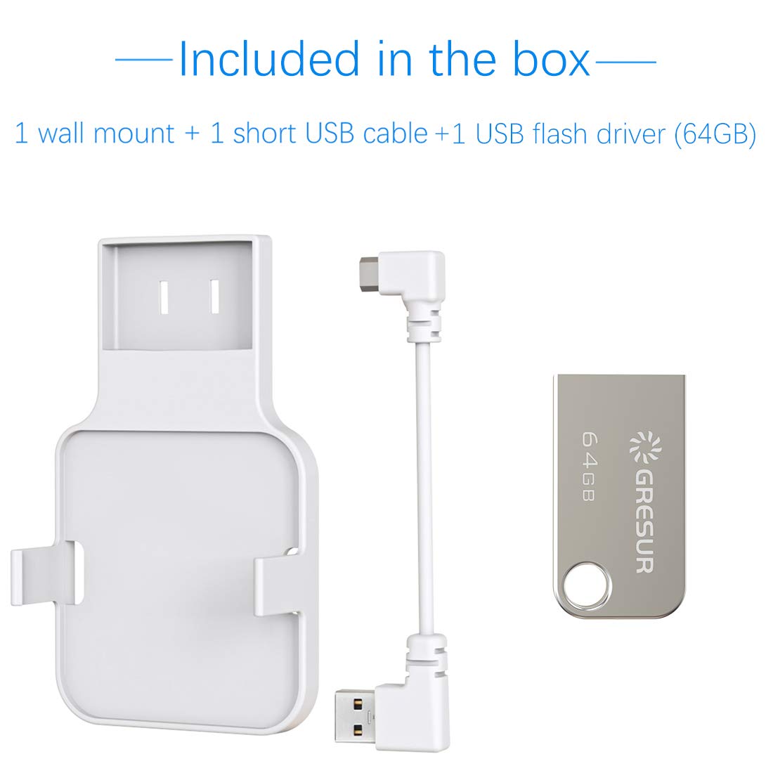 HOLACA Outlet - Supporto Da Parete Hunger Per Blink Sync Modulo 2, Per Monitoraggio Esterno E Interno Con Cavo (nero, 1 Pacco - Foto 11