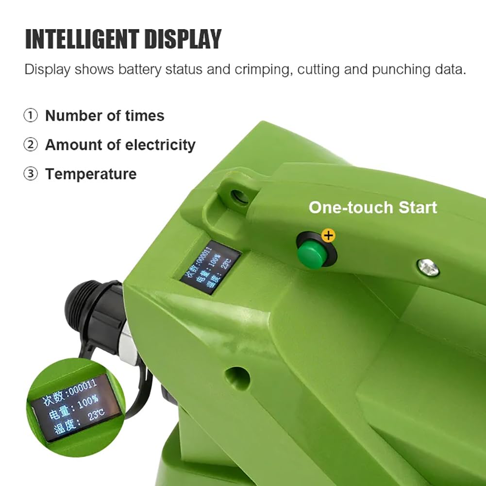 Pompa idraulica alimentata a Batteria 70Mpa 10152psi Pompa idraulica elettrica Power Pack a Doppio Effetto, con Cinghia, Telecomando da 10m, Lavoro con punzonatrice/piegatrice/martinetto lavori