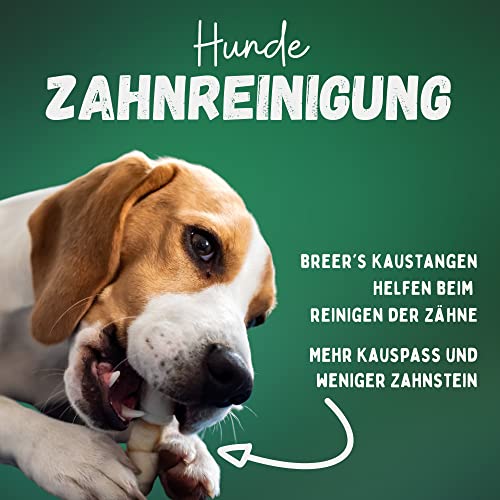 BREERs getrocknete Rinderkopfhaut für Hunde 25cm, 10kg Belohnung-Snack getreidefrei, Deutsche Herstellung, Leckerli Hundekauartikel Kauartikel große Hunde