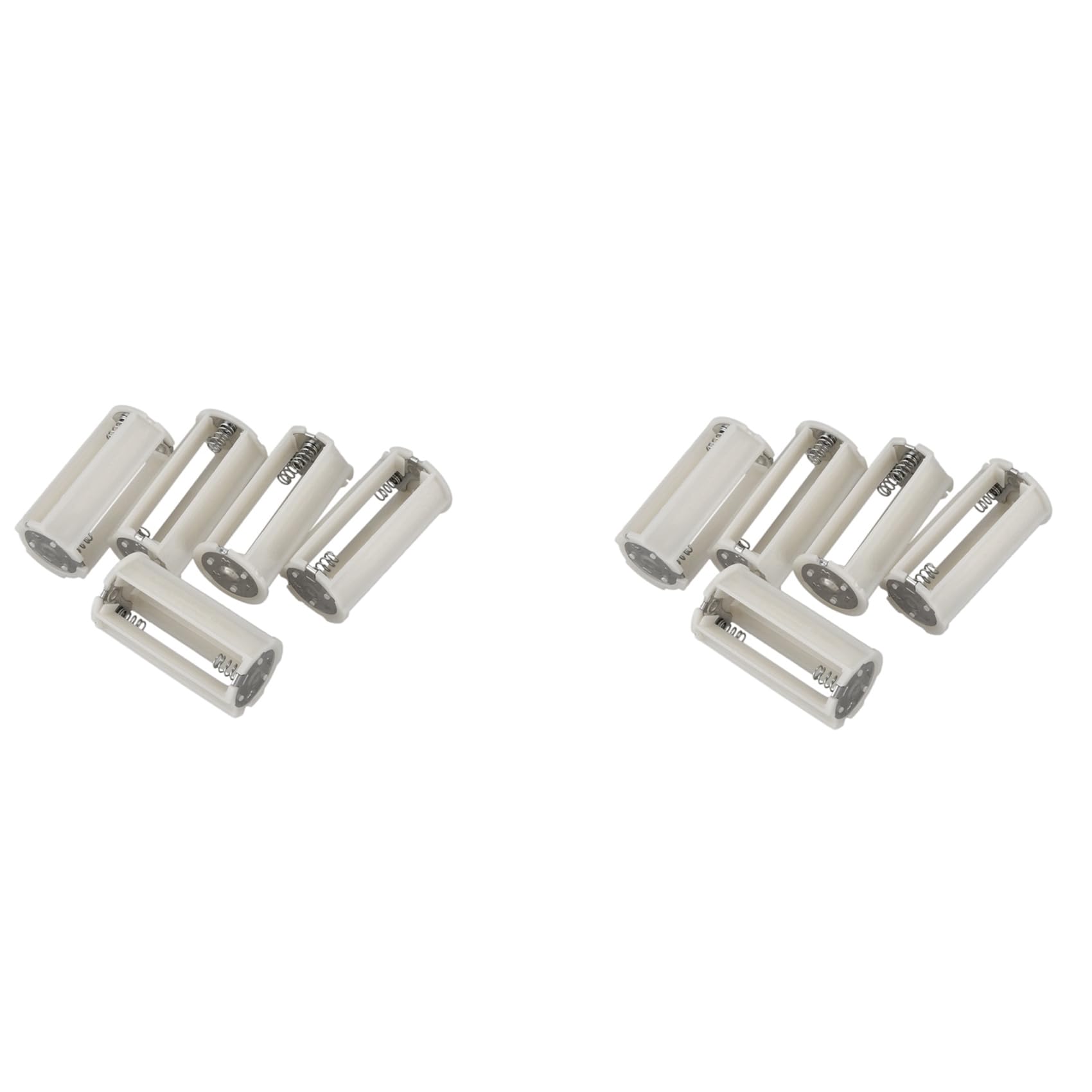 Baglaum Serial Connection Cylindrical 3X 1.5V AA Battery Plastic Holder 10 Pcs